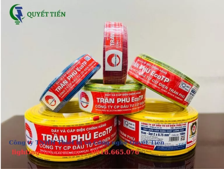 Sản phẩm dây và cáp điện Trần Phú đạt tiêu chuẩn TCVN do Tổng cục Tiêu chuẩn Chất lượng cấp