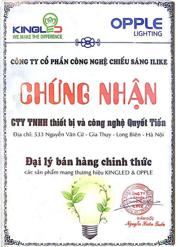 Quyết Tiến Đồng Hành Cùng Đèn LED Kingled