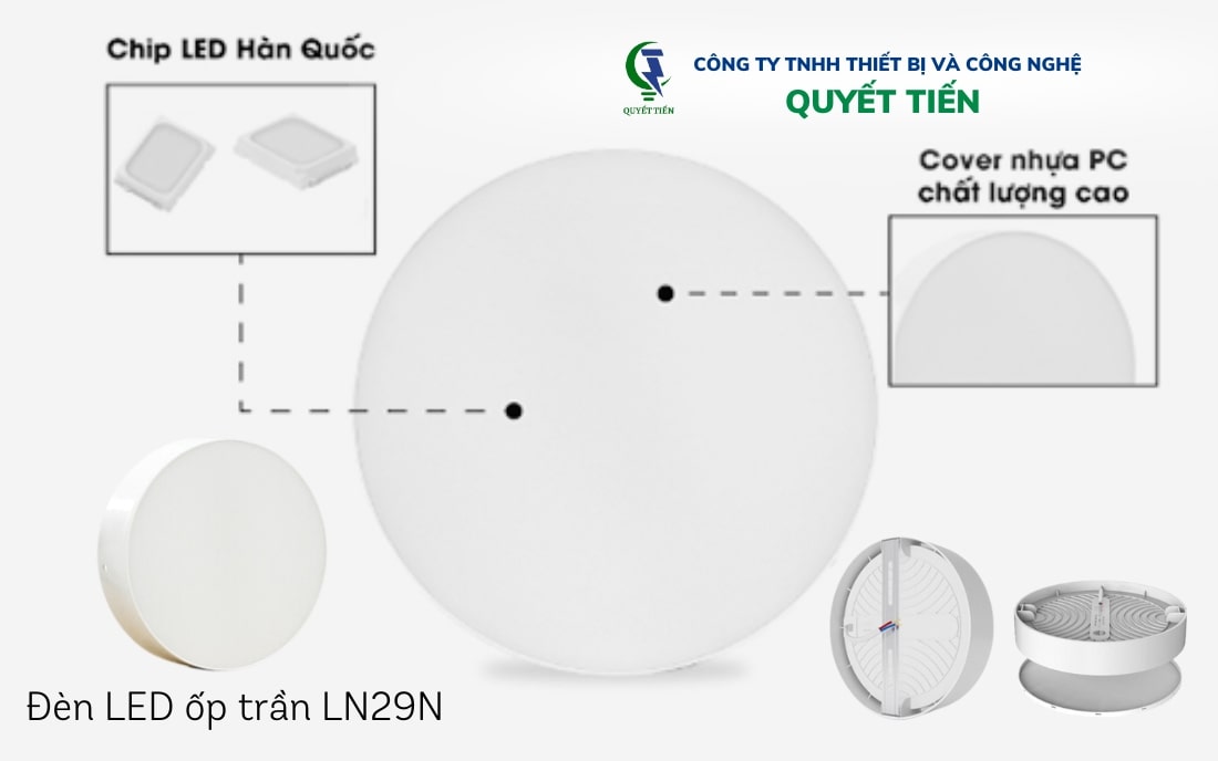 Tìm hiểu về công nghệ LED trong đèn ốp trần đổi màu