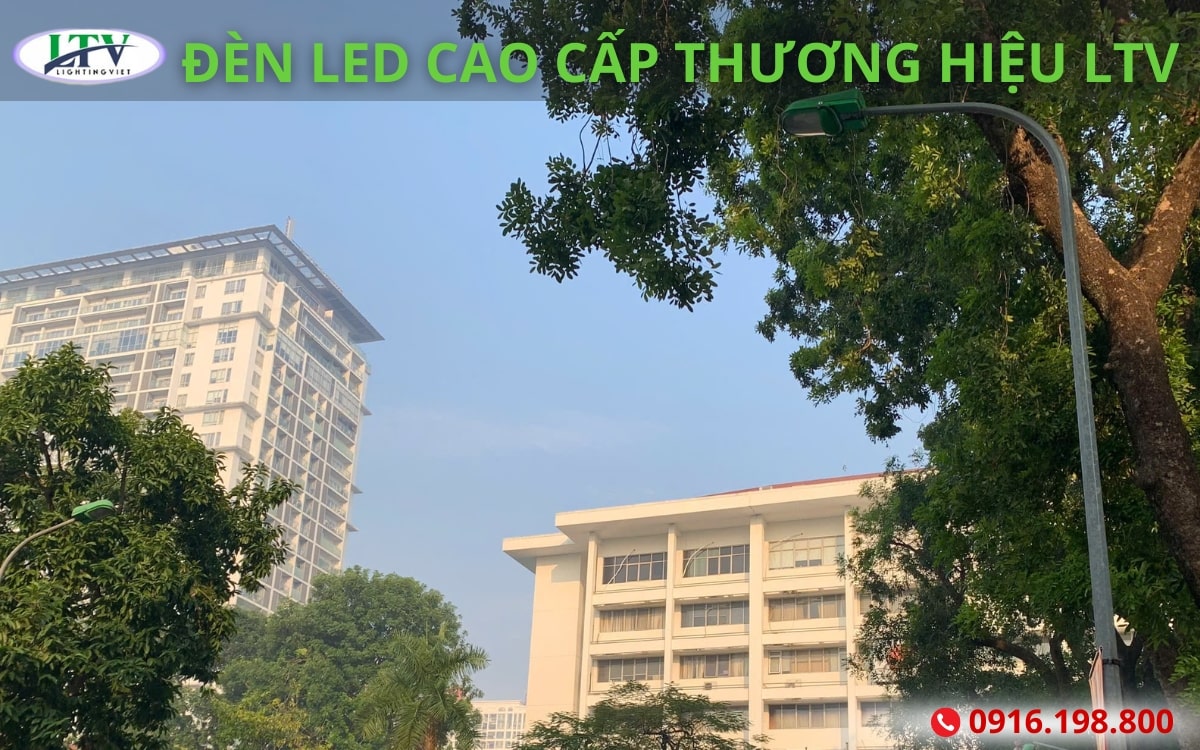 Hoàn thiện lắp đặt Hệ Thống Đèn Đường LED Chiếu Sáng 