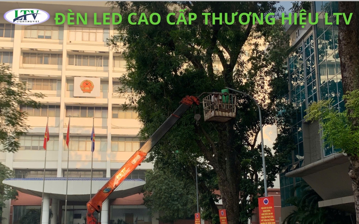 Lắp Đặt Hệ Thống Đèn Đường LED Chiếu Sáng